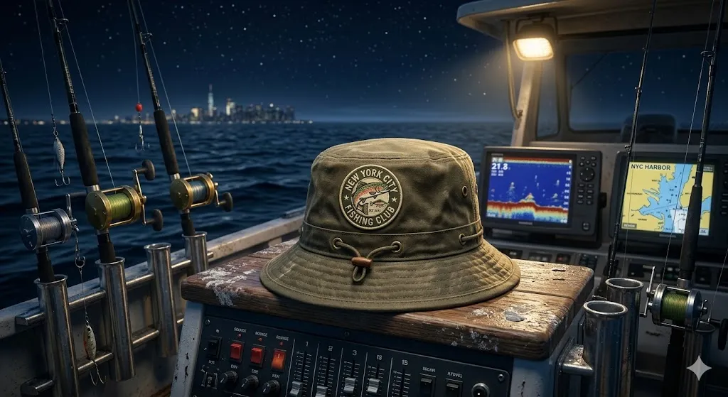 Trendy bucket hat with wide brim for festivals